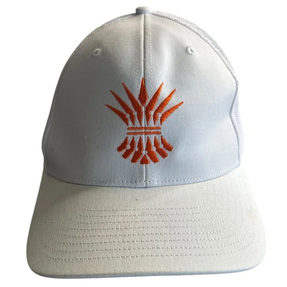 Skyview Logo Richardson 112 Trucker Hat White‎ Orange Snapback OSFM